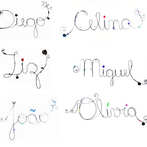 Nome em Arame até 7 letras