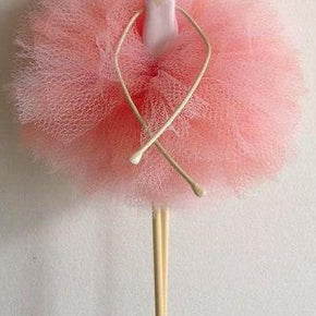 Bailarina em Pé Grande Rosa