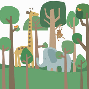 Painel de Parede Floresta Escuro