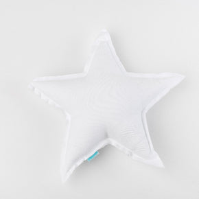 Almofada Estrela Lisa Branca