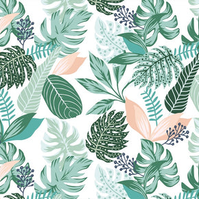 Painel de Parede Folhagem Tons Claros