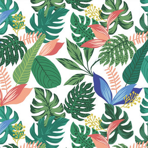 Painel de Parede Folhagem Tons Vibrantes