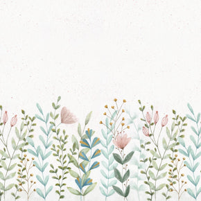 Painel de Parede Floral Aquarelado