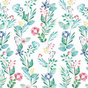 Painel de parede Floral Aquarelado Tons Escuros Exclusiva