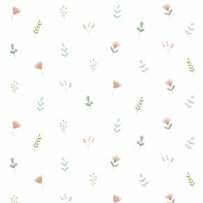 Papel de Parede Floral Encantado Aquarelado