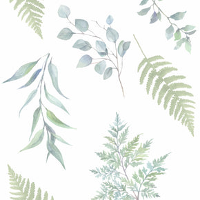 Papel de Parede Botânico Folhagem