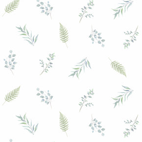 Papel de Parede Botânico Folhagem Mini Estampa Exclusiva Coisas da Doris