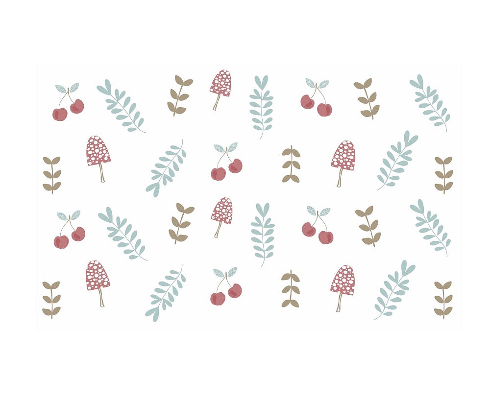 Playmat Cerejas e Cogumelos Exclusivo Coisas da Doris