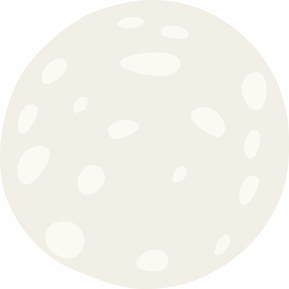 Playmat Redondo Lua Exclusivo Coisas da Doris