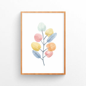 Quadro Moderno Floral Aquarelado II