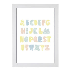 Quadro Alfabeto Colorido