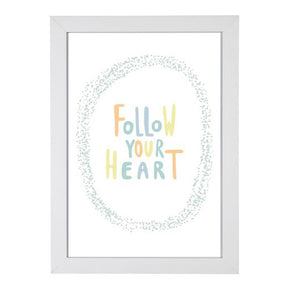 Quadro Follow Your Heart Colorido