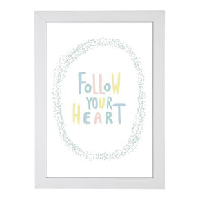 Quadro Follow Your Heart Colorido