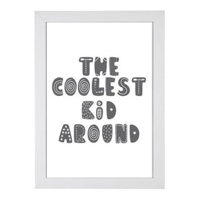 Quadro The Coolest Kid Around Preto