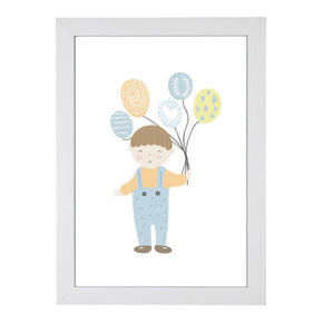 Quadro Menino com Balão