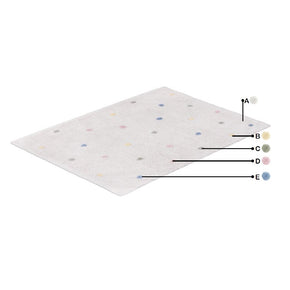 Tapete de Algodão Confete Retangular