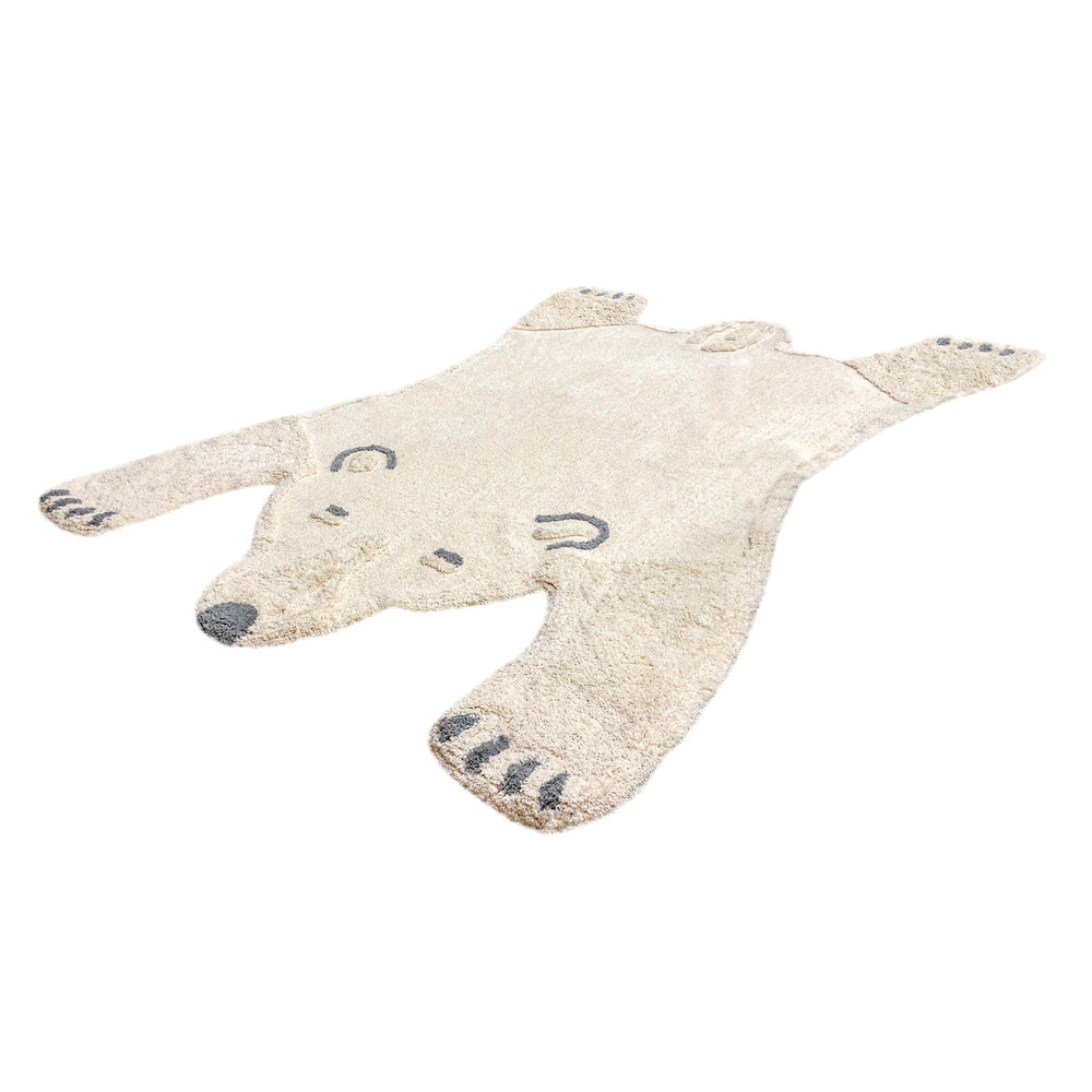 Tapete de Algodão Urso Polar