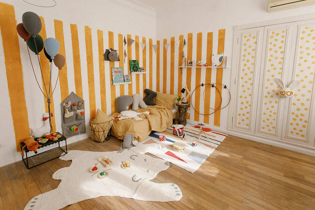 Tapete de Algodão Urso Polar