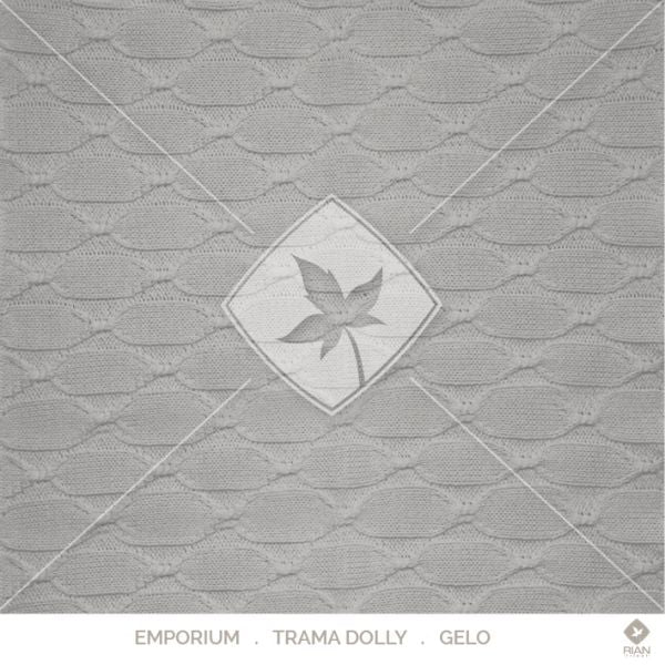 Manta Peseira Solteiro 200 x 120 Rian Tricot Cru e Cinza