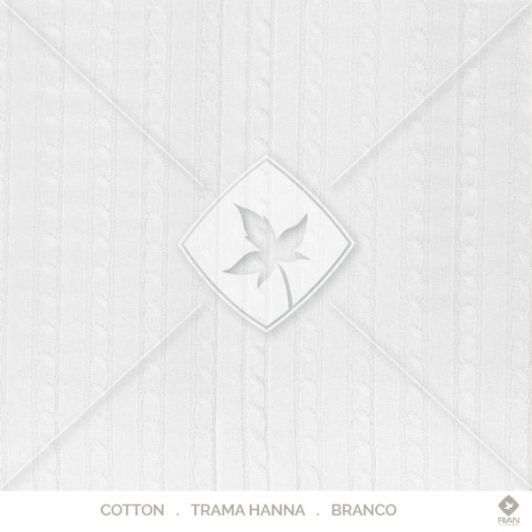 Manta Peseira Solteiro 200 x 120 Rian Tricot Cru e Cinza