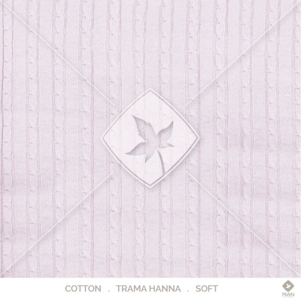 Manta Peseira Solteiro 200 x 120 Rian Tricot Rosa e Amarelo