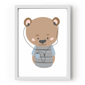 Quadro Urso Marrom Zeca