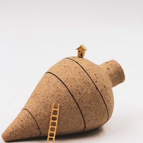 Escultura Pião Mundinho Habitar Memórias