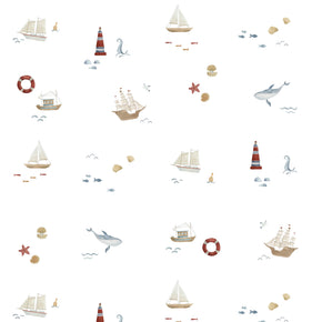 Papel de Parede Barquinhos