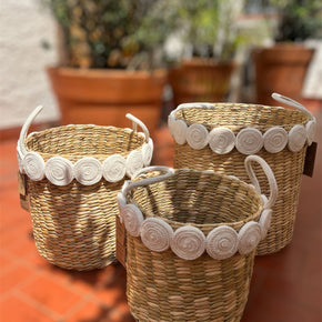 Cesto Boho Taboa