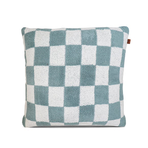 Almofada Boucle Tab 45x45 Rian Tricot Azul