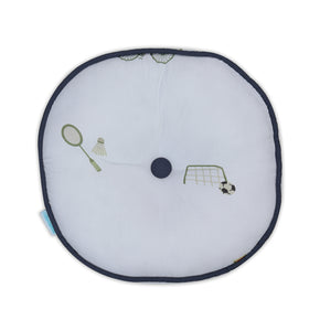 Almofada Redonda com Botão Esportes