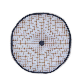 Almofada Redonda com Botão Rede