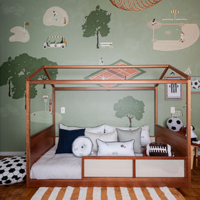 Tapete de Algodão Listrado Exclusivo