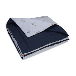 Edredom Solteiro de Algodão Dupla Face Esportes