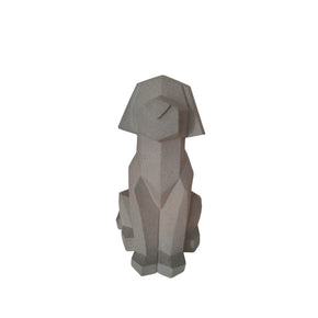 Escultura Cachorro Cinza