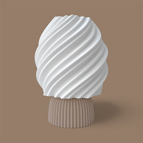 Luminária Sorvete Spiral Bege