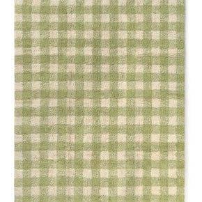 Tapete Lavável Vichy Matcha 90 x 120 cm Lorena Canals