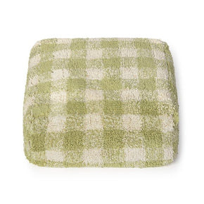 Puff Vichy Matcha 40 x 40 x 20 cm Lorena Canals
