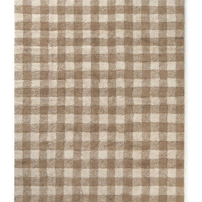 Tapete Lavável Vichy Marrom 150 x 180 cm Lorena Canals