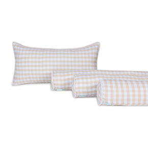 Kit Berço 4 peças Exclusivo Coisas da Doris Vichy Bege