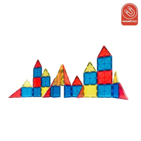 Brinquedo MagForma Blocos Magnéticos 32 peças