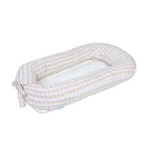 Ninho para Bebê Vichy Bege