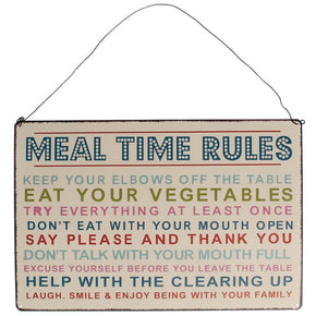 Placa Meal Time Rules