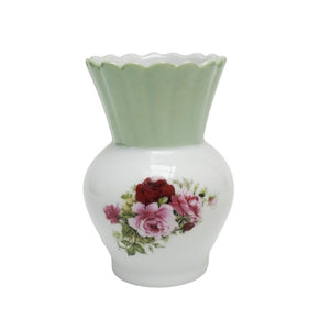 Vaso de Porcelana Abacaxi Floral